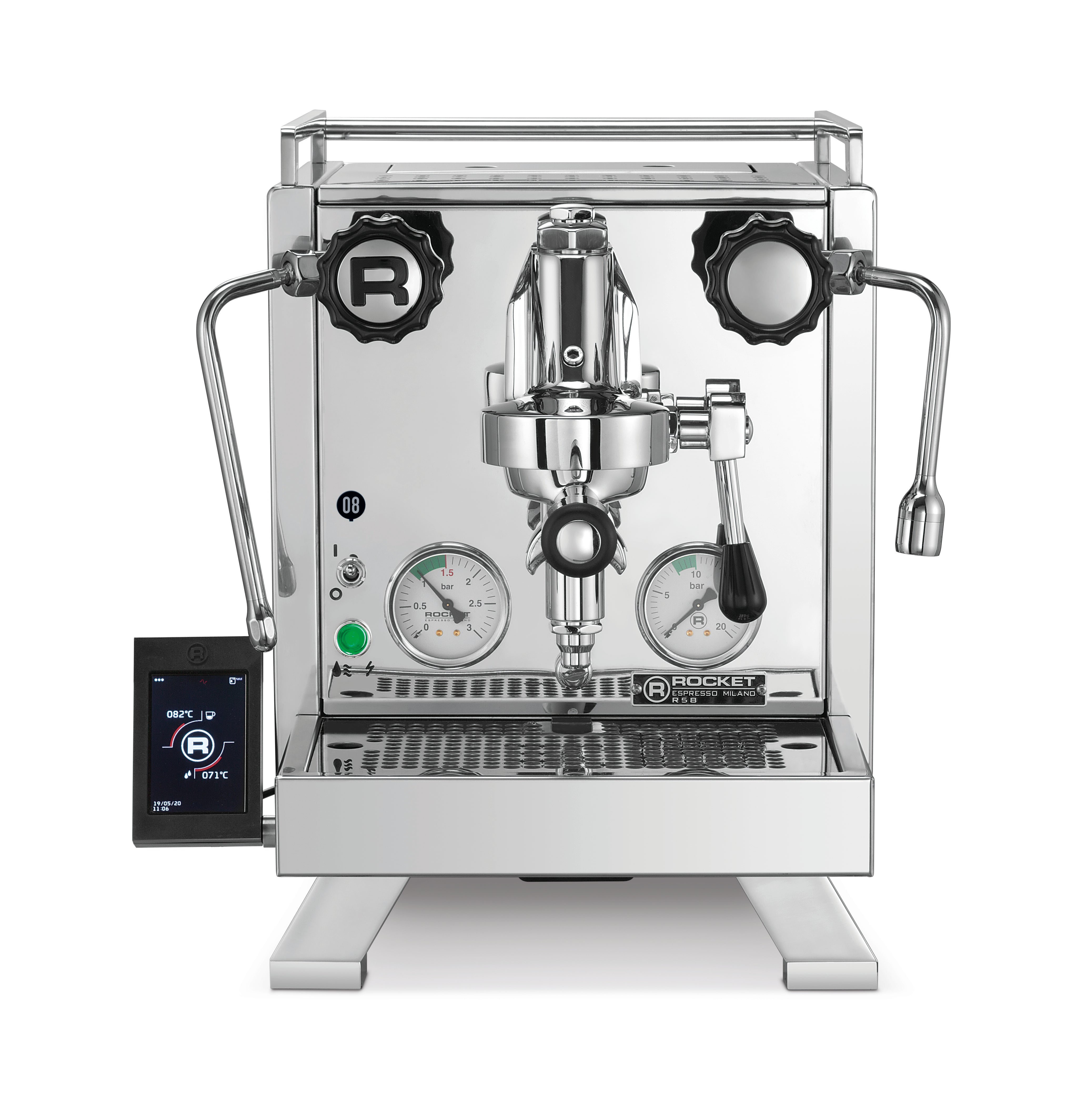 Rocket R58 Cinquantotto Siebträger Espressomaschine Chrome Rocket R58 Cinquantotto Siebträger Espressomaschine Chrome
